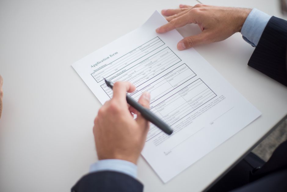 Een professioneel ontworpen sollicitatieformulier voor recruitmentprocessen.